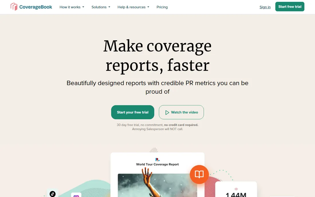 CoverageBook homepage
