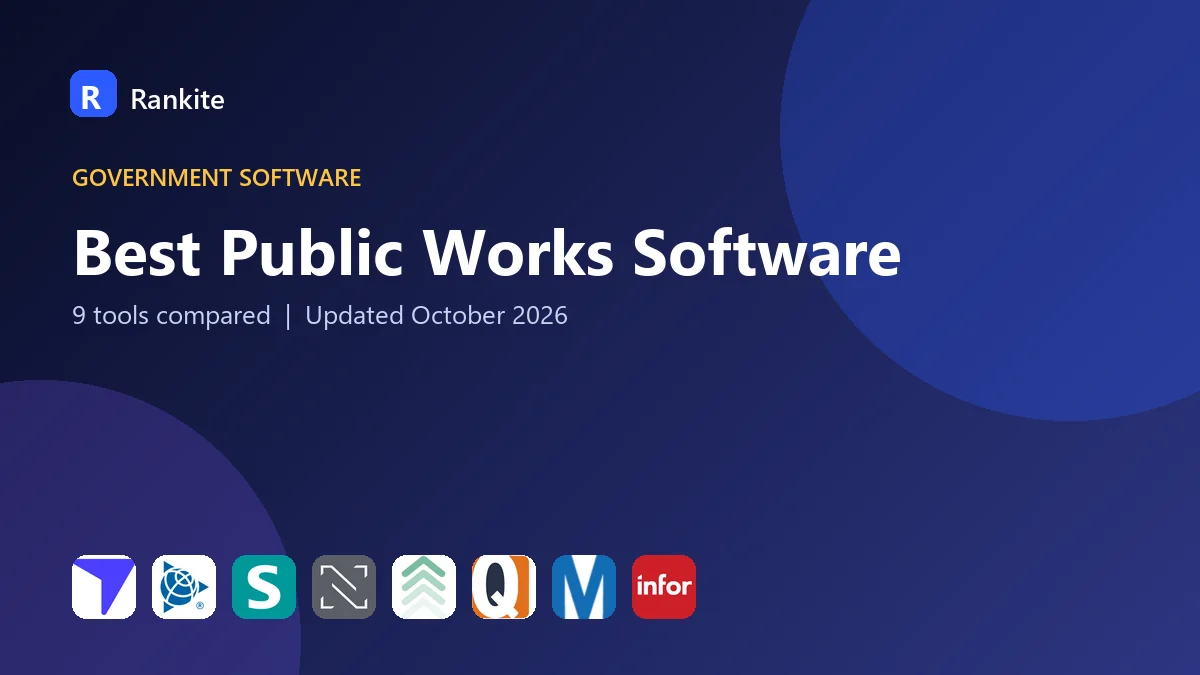 Best Public Works Software in 2026: 9 Tools Compared