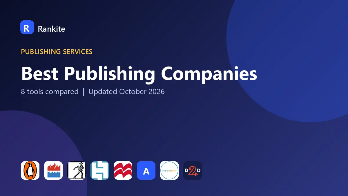 Best Publishing Companies in 2026: 8 Options Compared