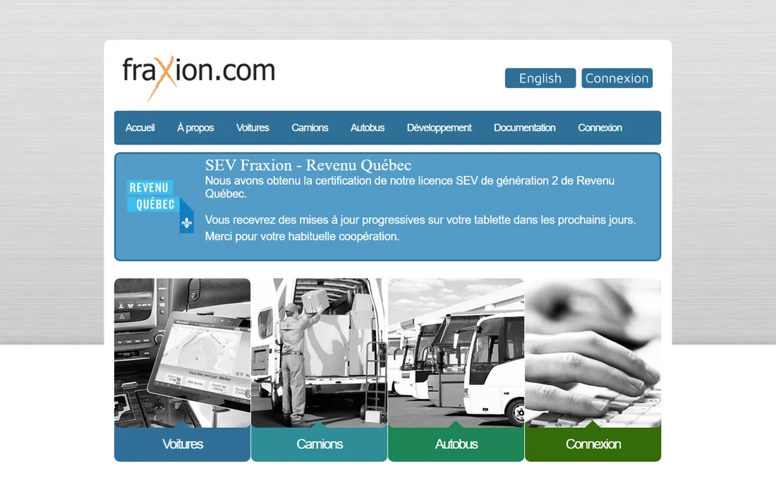 Fraxion homepage