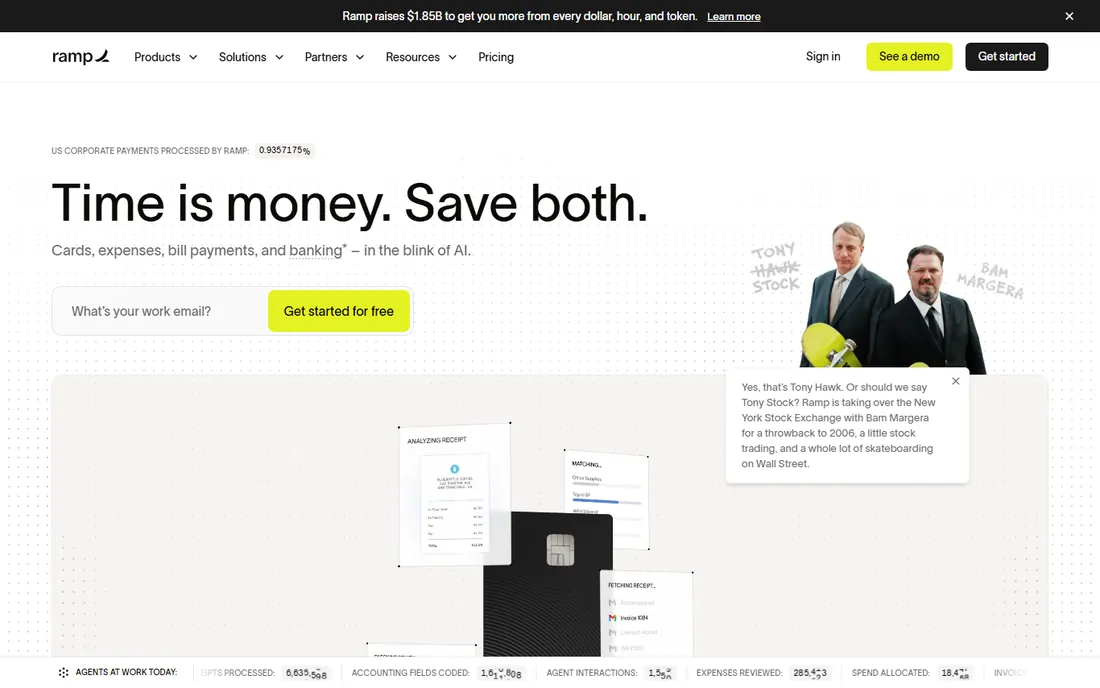 Ramp homepage