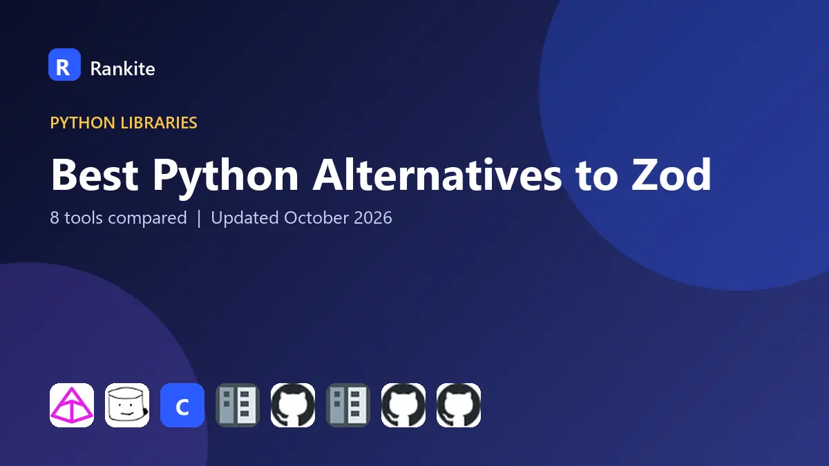 Best Python Alternatives to Zod in 2026: 8 Tools Compared