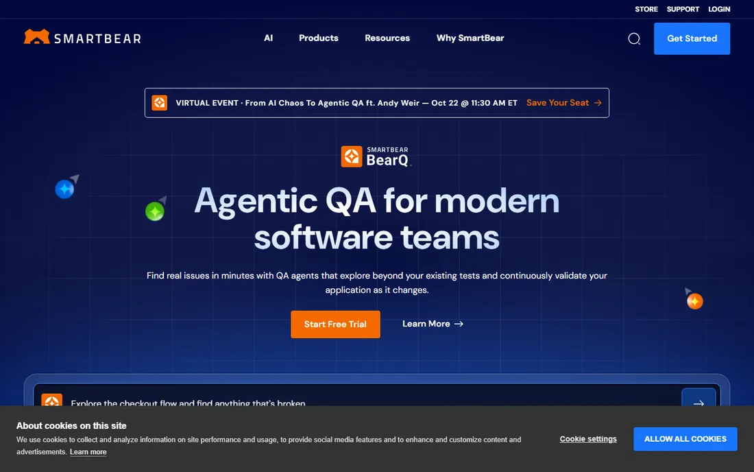 TestComplete homepage
