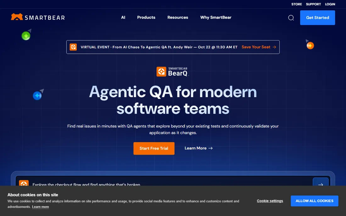 Zephyr Scale homepage