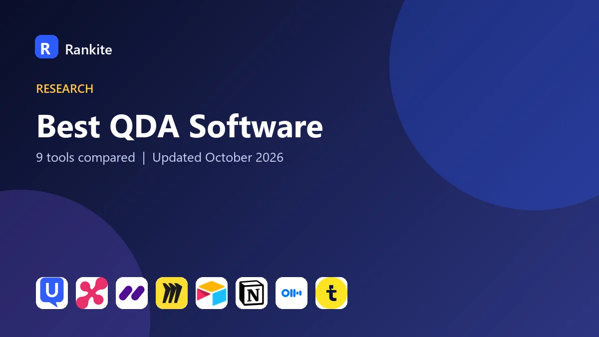 Best QDA Software in 2026: 9 Tools Compared
