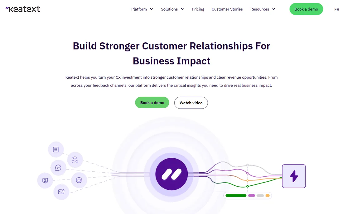 Keatext homepage