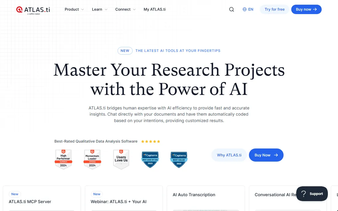 ATLAS.ti homepage