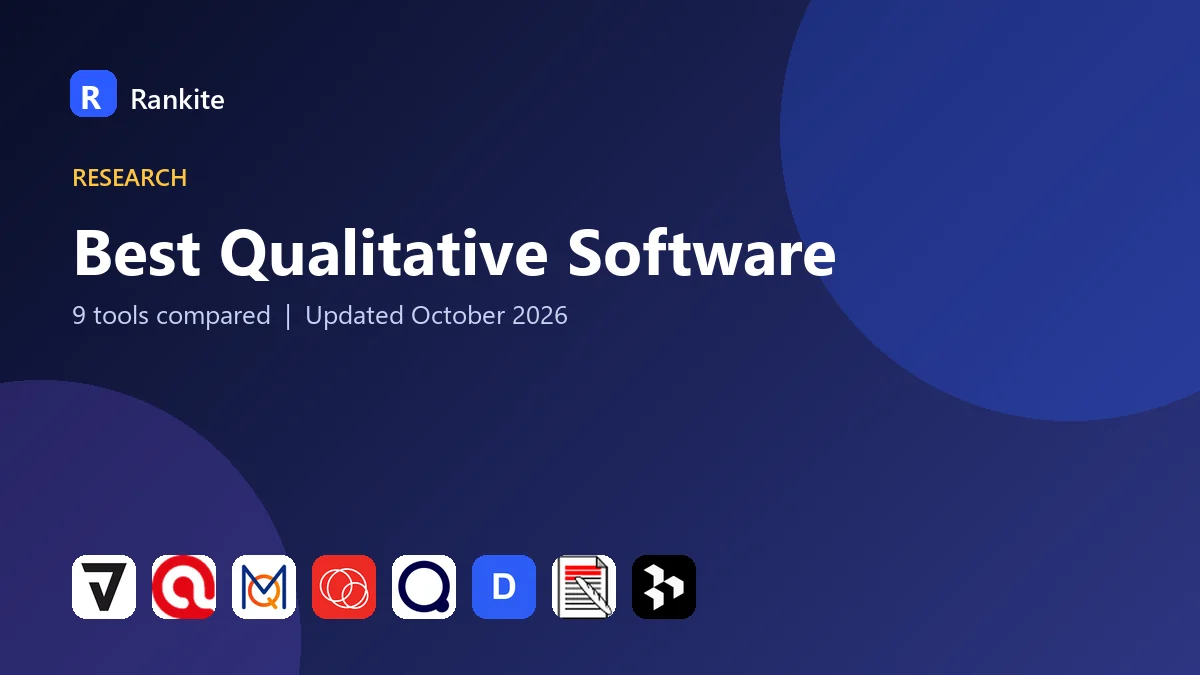 Best Qualitative Software in 2026: 9 Tools Compared