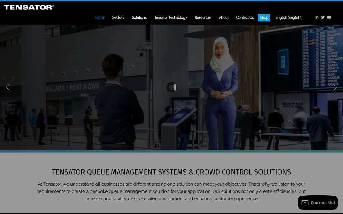 Tensator homepage