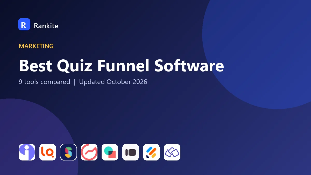 Best Quiz Funnel Software in 2026: 9 Tools Compared