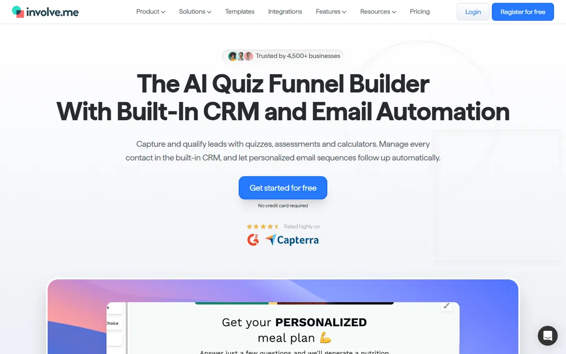 involve.me homepage