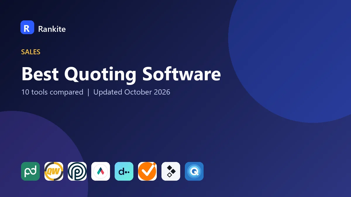 Best Quoting Software in 2026: 10 Tools Compared