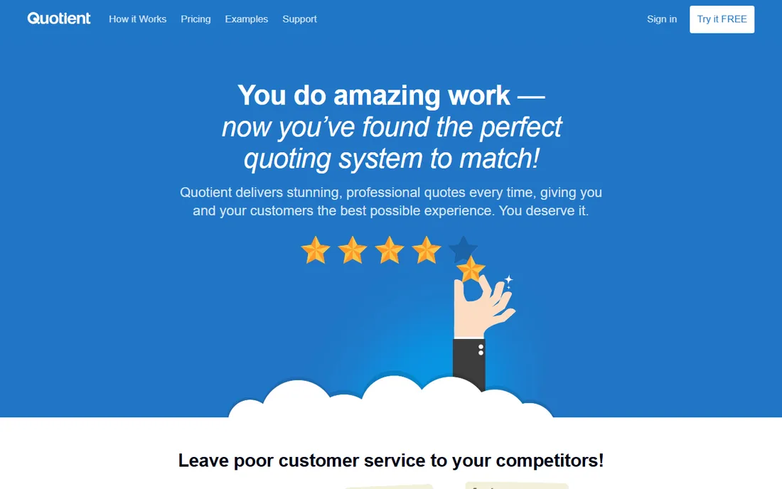 Quotient homepage