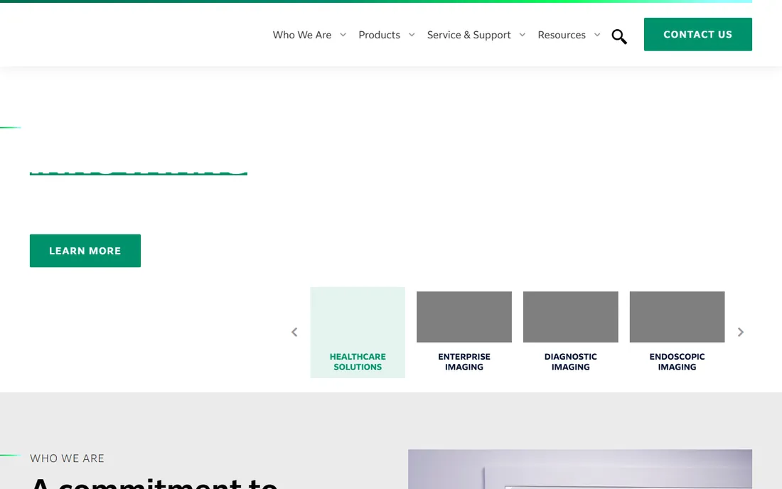 Fujifilm homepage