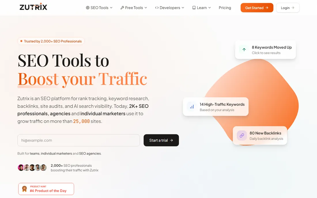 Zutrix homepage