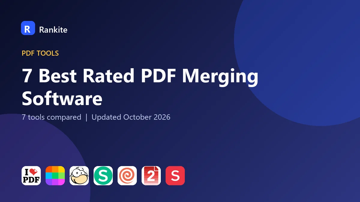 7 Best Rated PDF Merging Software: 7 Tools Compared