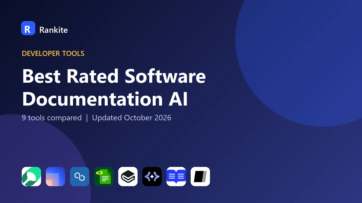 Best Rated Software Documentation AI in 2026: 9 Tools Compared