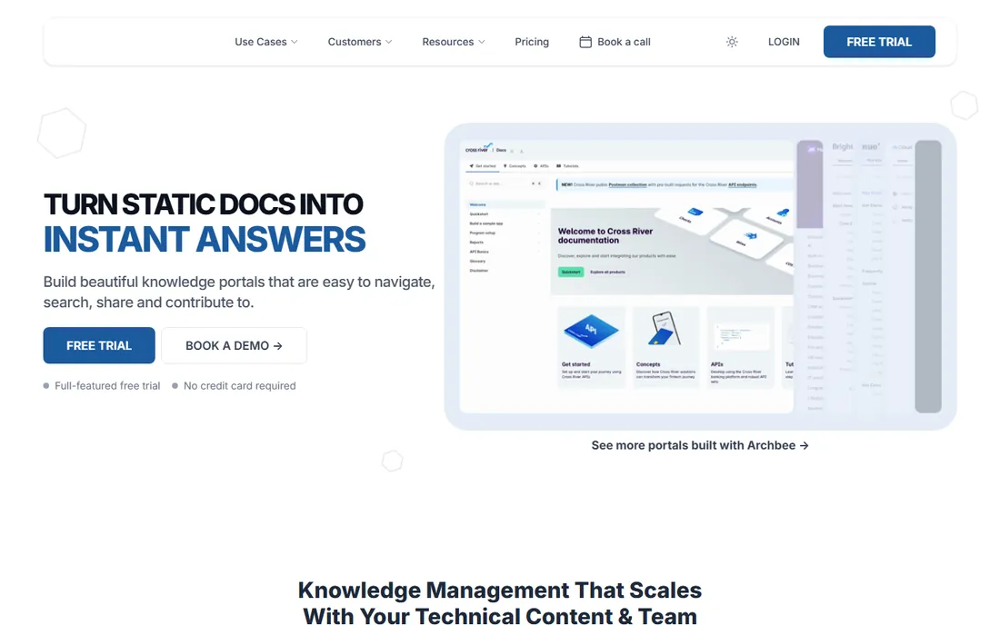 Archbee homepage