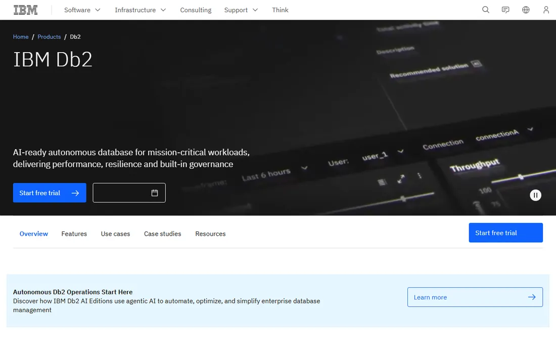 IBM Db2 homepage