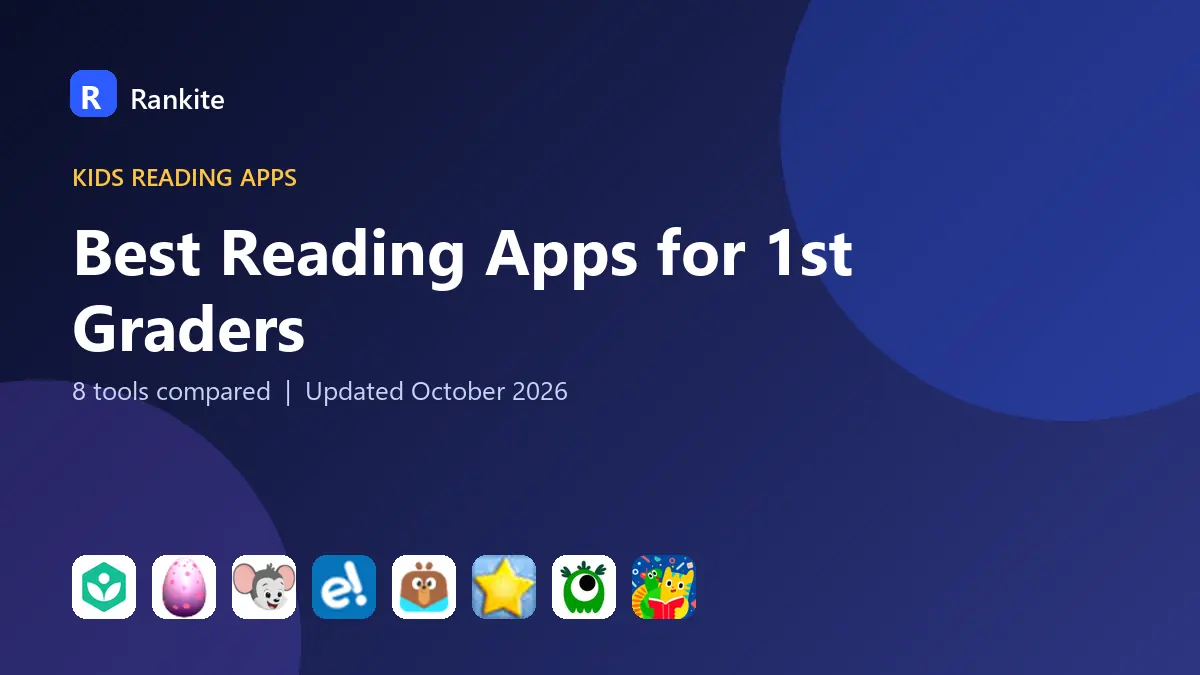 Best Reading Apps for 1st Graders in 2026: 8 Tools Compared