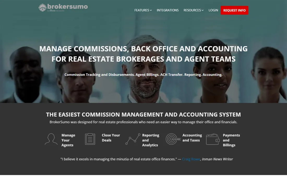 BrokerSumo homepage