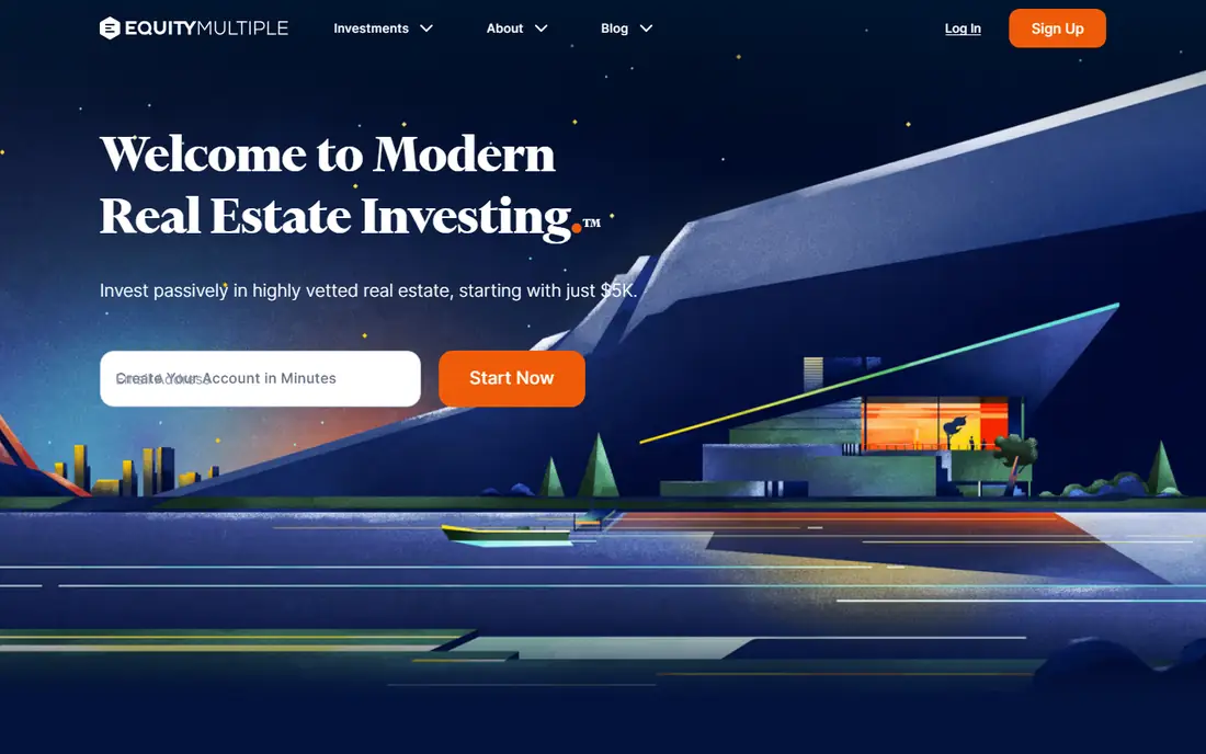 EquityMultiple homepage