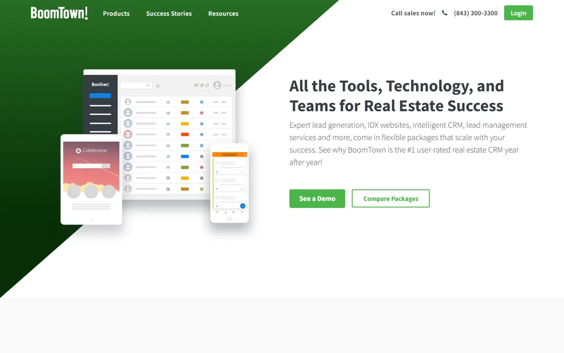 BoomTown homepage