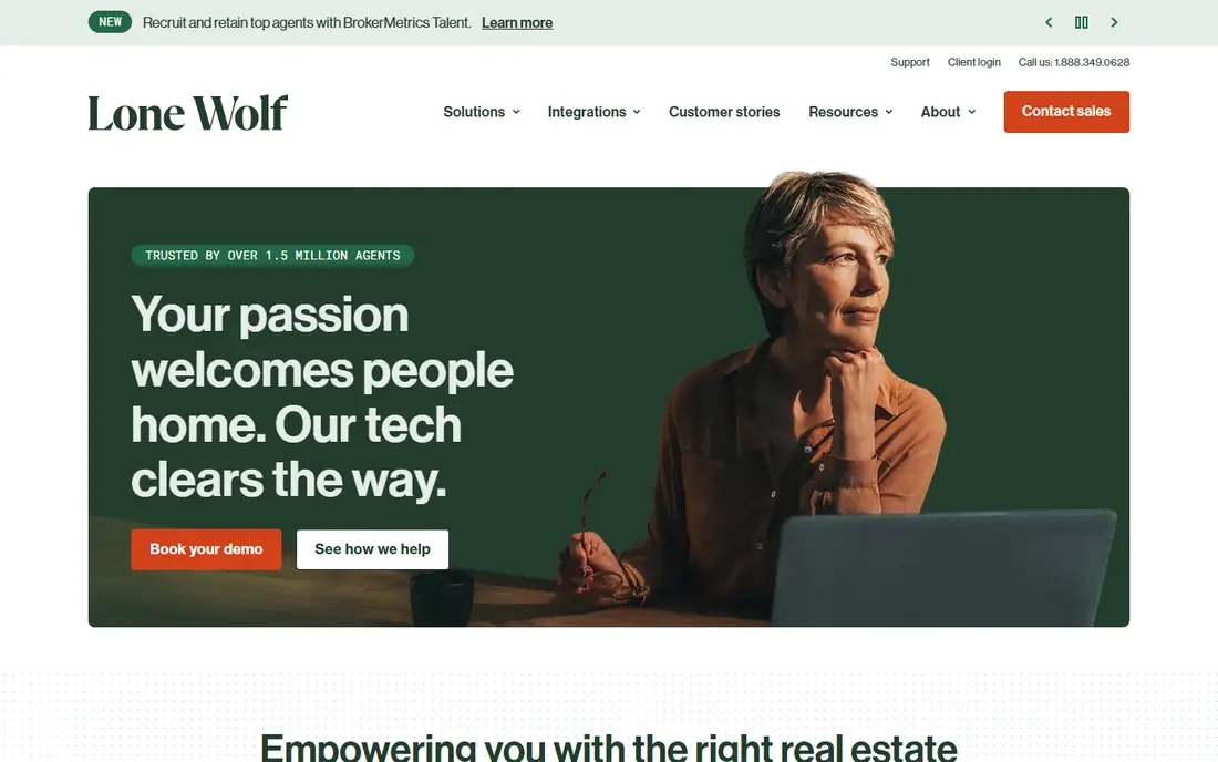 Lone Wolf Transact homepage