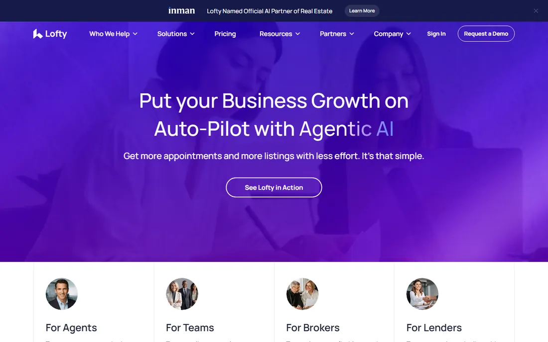 Lofty homepage