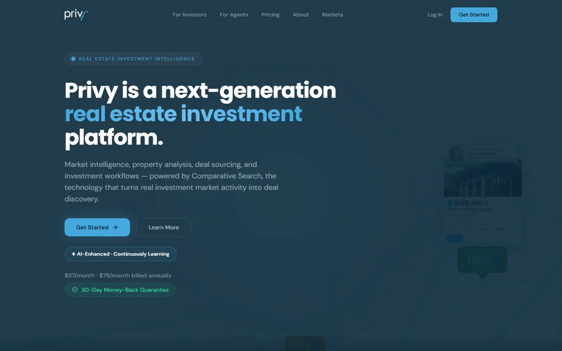 Privy homepage