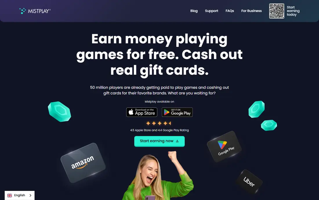 Mistplay homepage