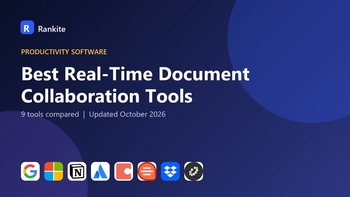 Best Real-Time Document Collaboration Tools in 2026: 9 Tools Compared