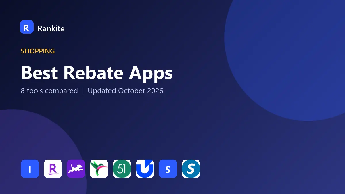 Best Rebate Apps in 2026: 8 Tools Compared