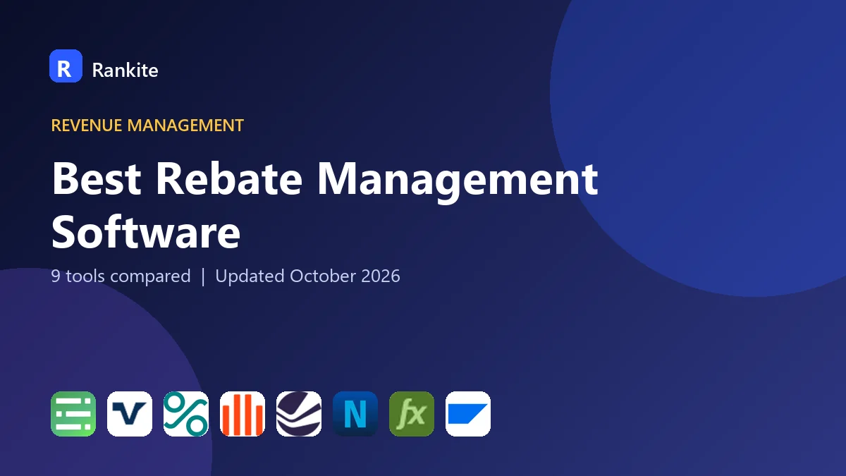 Best Rebate Management Software in 2026: 9 Tools Compared