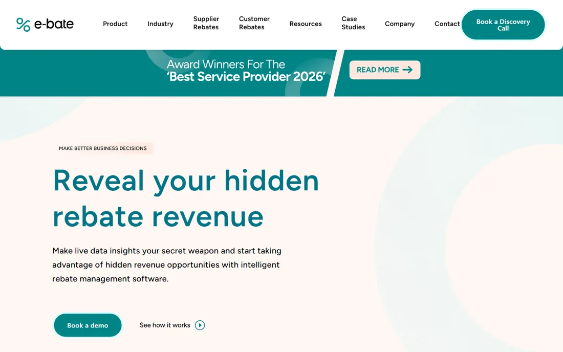 e-bate homepage