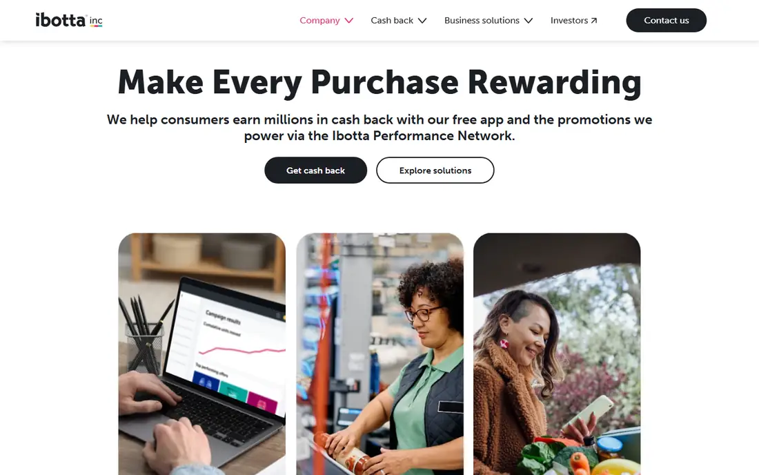 Ibotta homepage