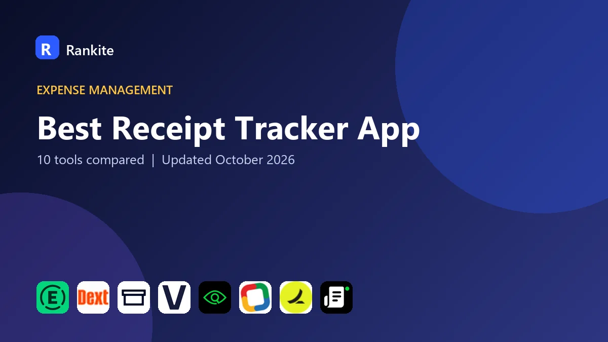 Best Receipt Tracker App in 2026: 10 Tools Compared