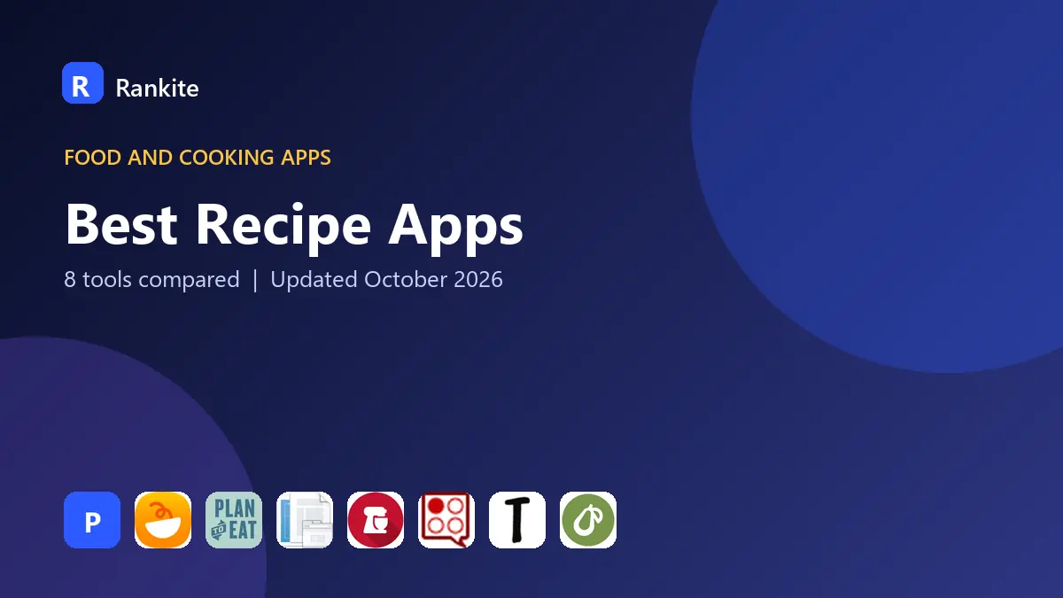 Best Recipe Apps in 2026: 8 Tools Compared