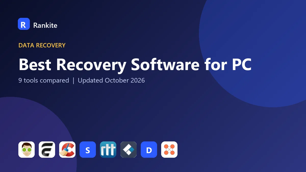 Best Recovery Software for PC in 2026: 9 Tools Compared
