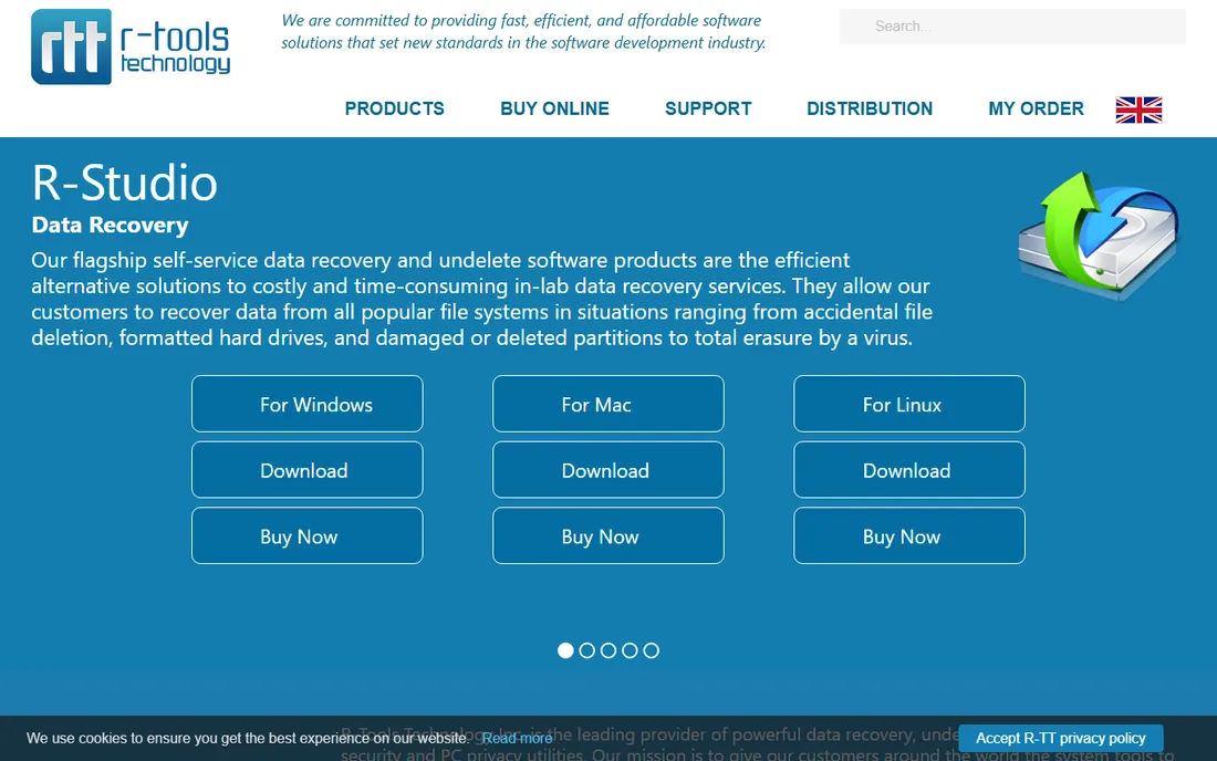 R-Studio homepage
