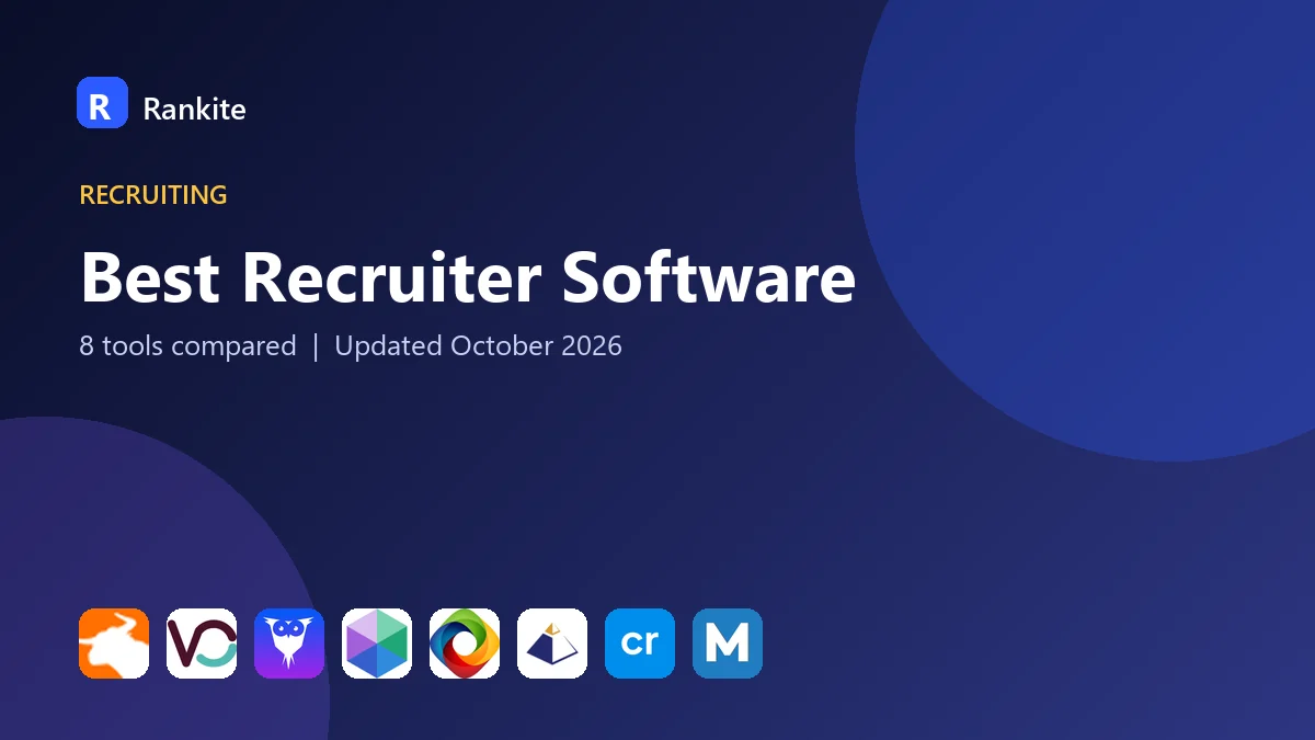 Best Recruiter Software in 2026: 8 Tools Compared