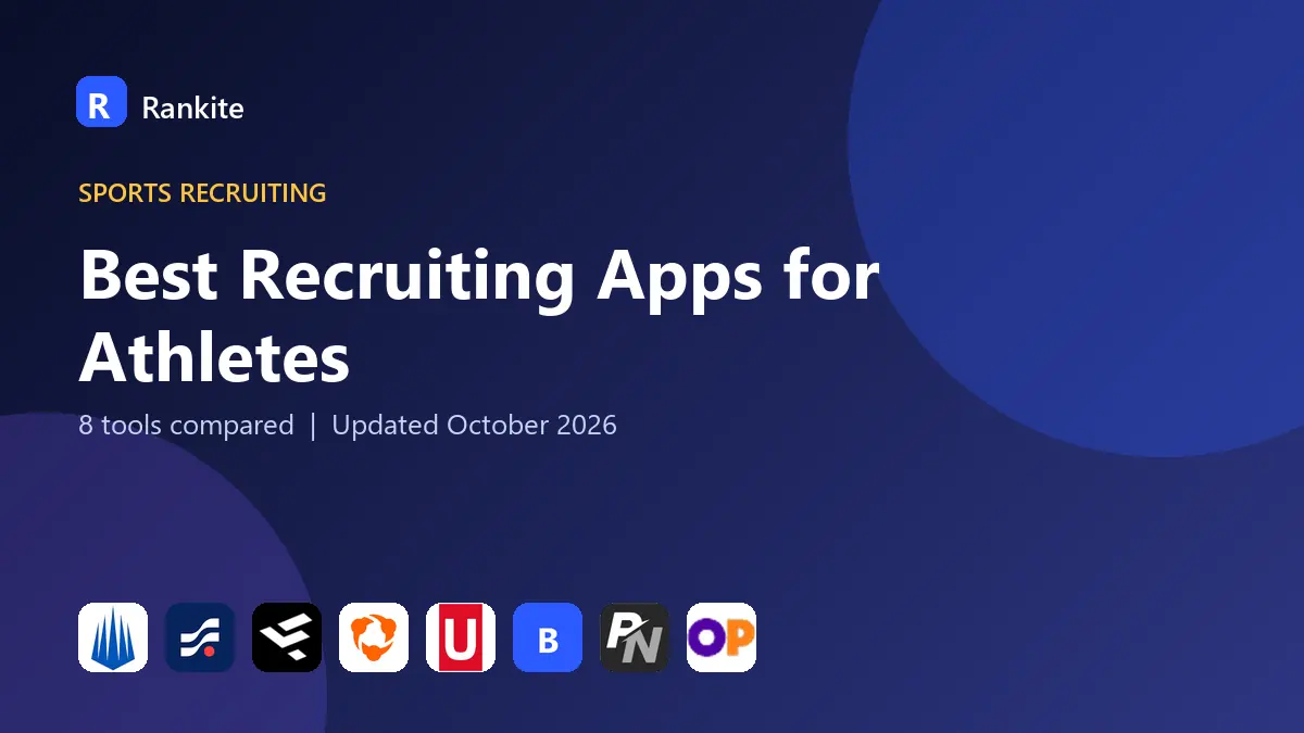 Best Recruiting Apps for Athletes in 2026: 8 Tools Compared