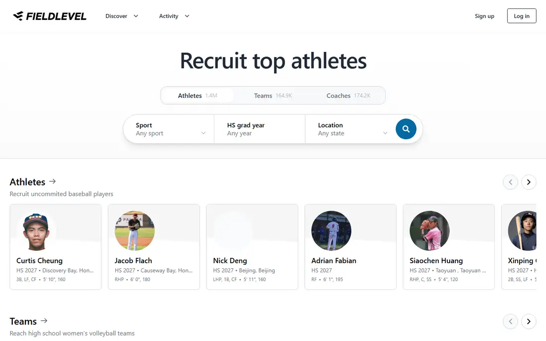 FieldLevel homepage