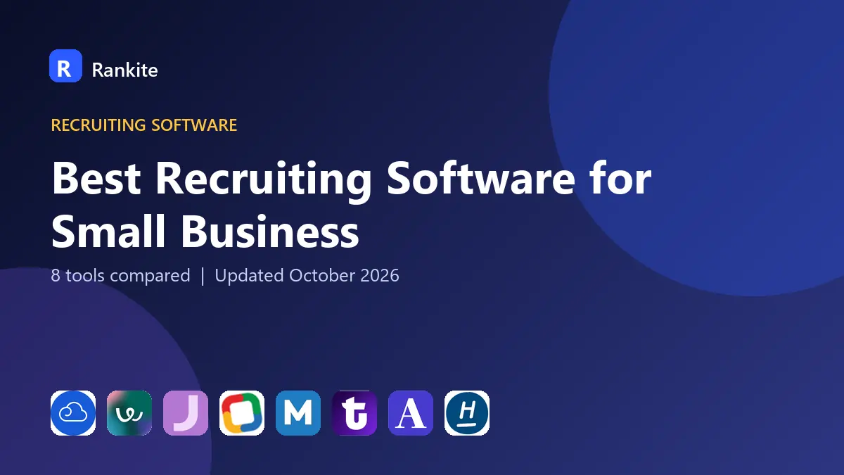 Best Recruiting Software for Small Business in 2026: 8 Tools Compared