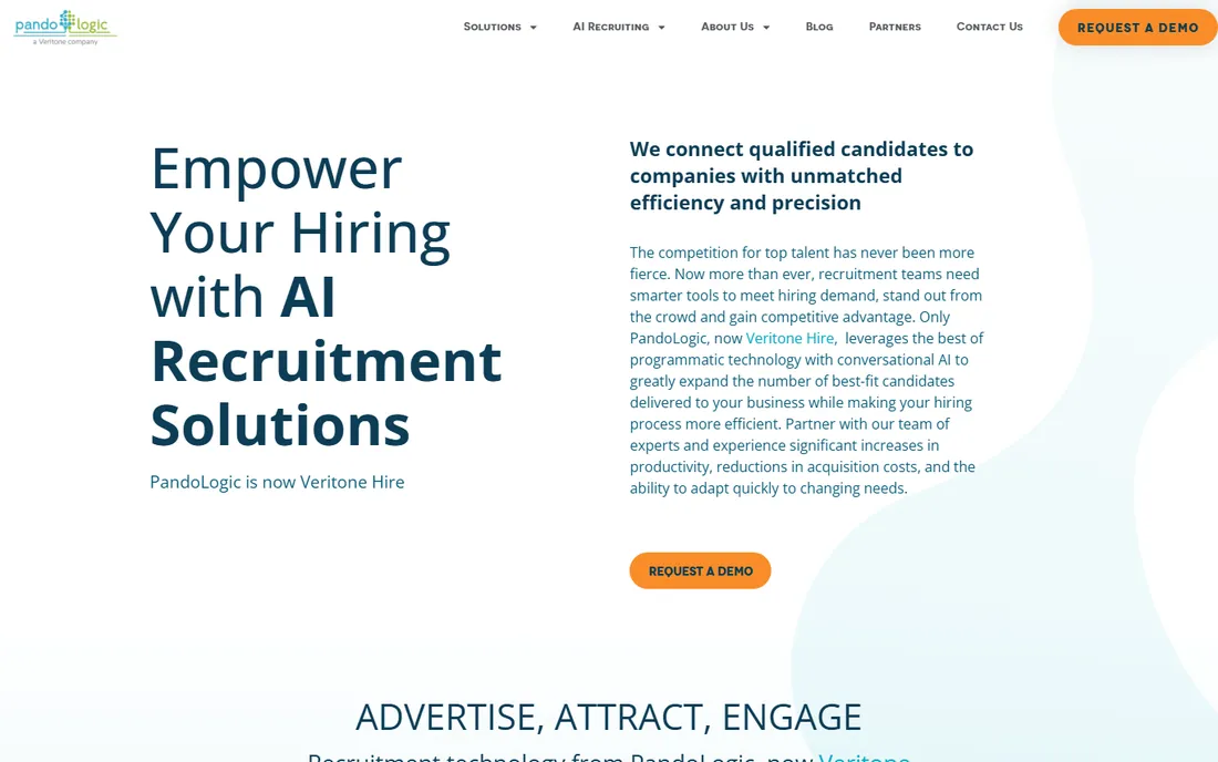 PandoLogic homepage