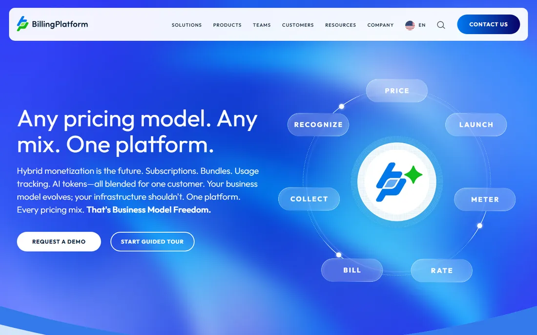 BillingPlatform homepage