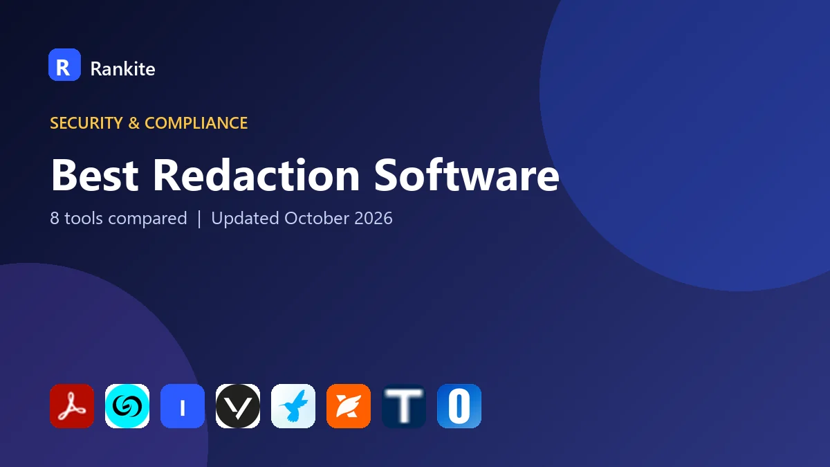 Best Redaction Software: 8 Tools Compared
