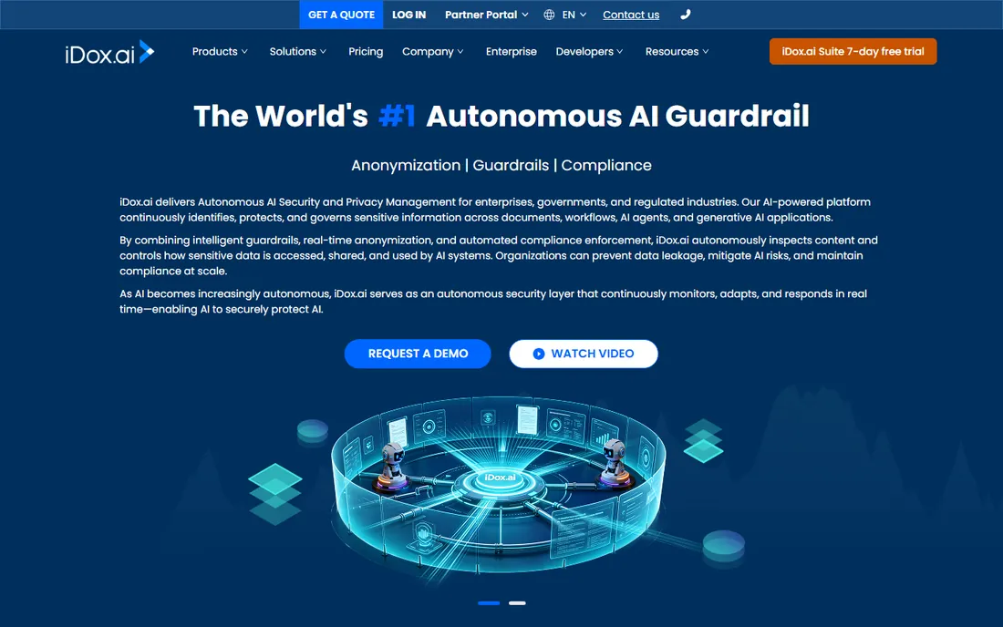 iDox.ai homepage