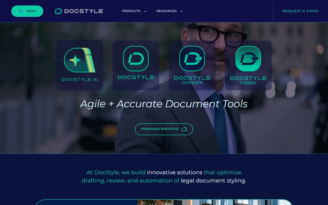 DocStyle Compare homepage