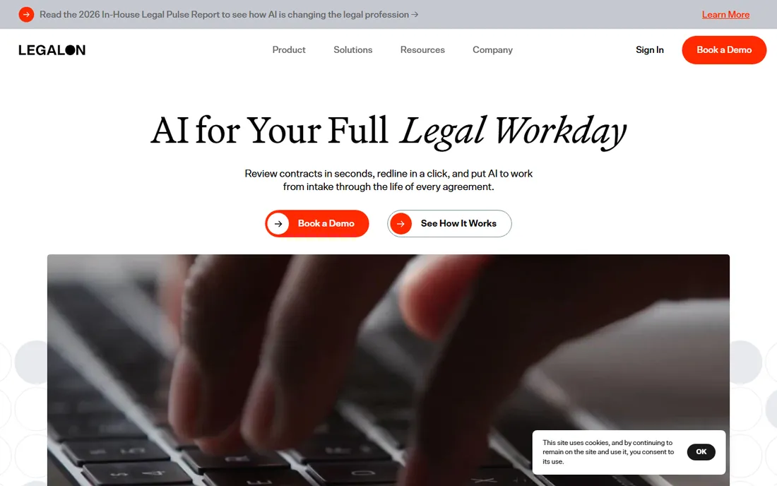 LegalOn homepage